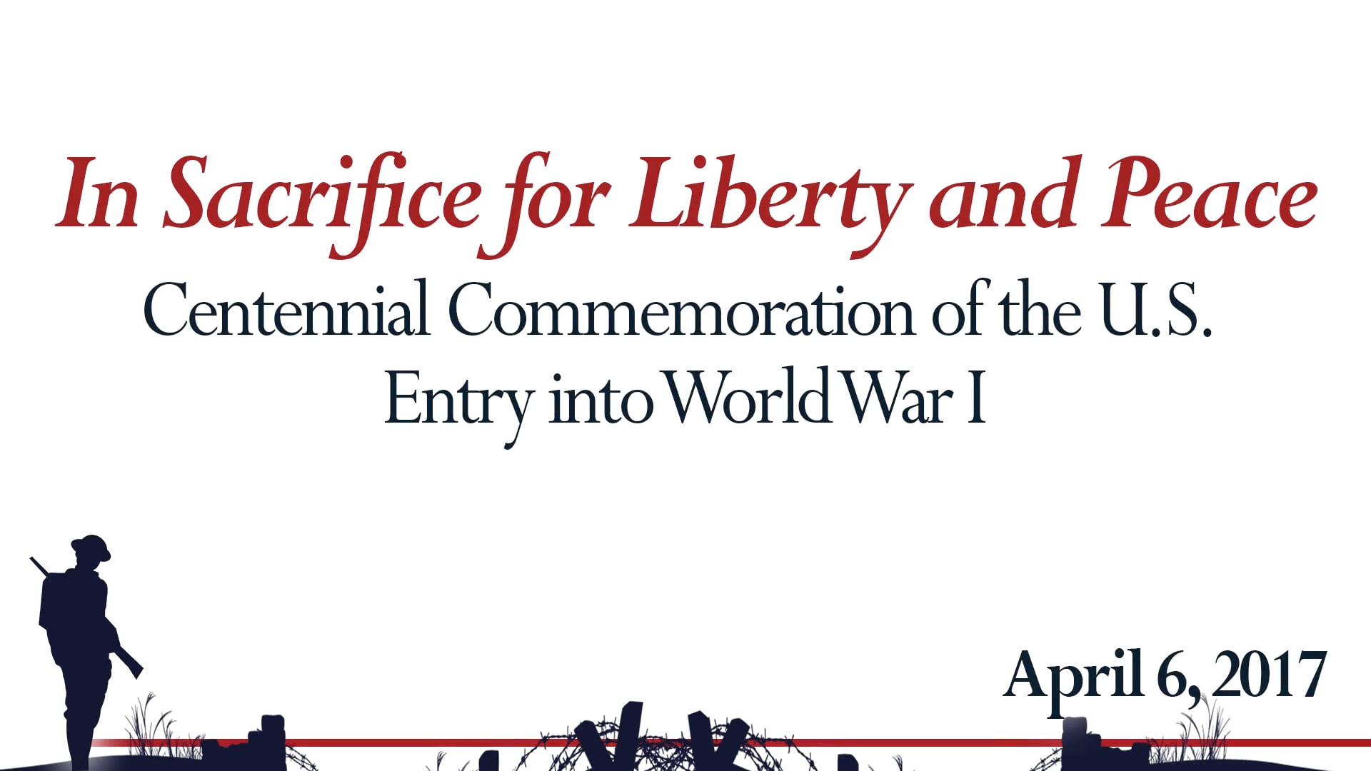 In Sacrifice for Liberty and Peace - Ceremony - full length